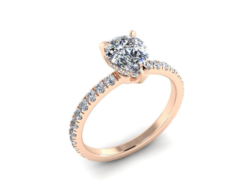 Engagment Jewelry Ring 208 3D print model_9