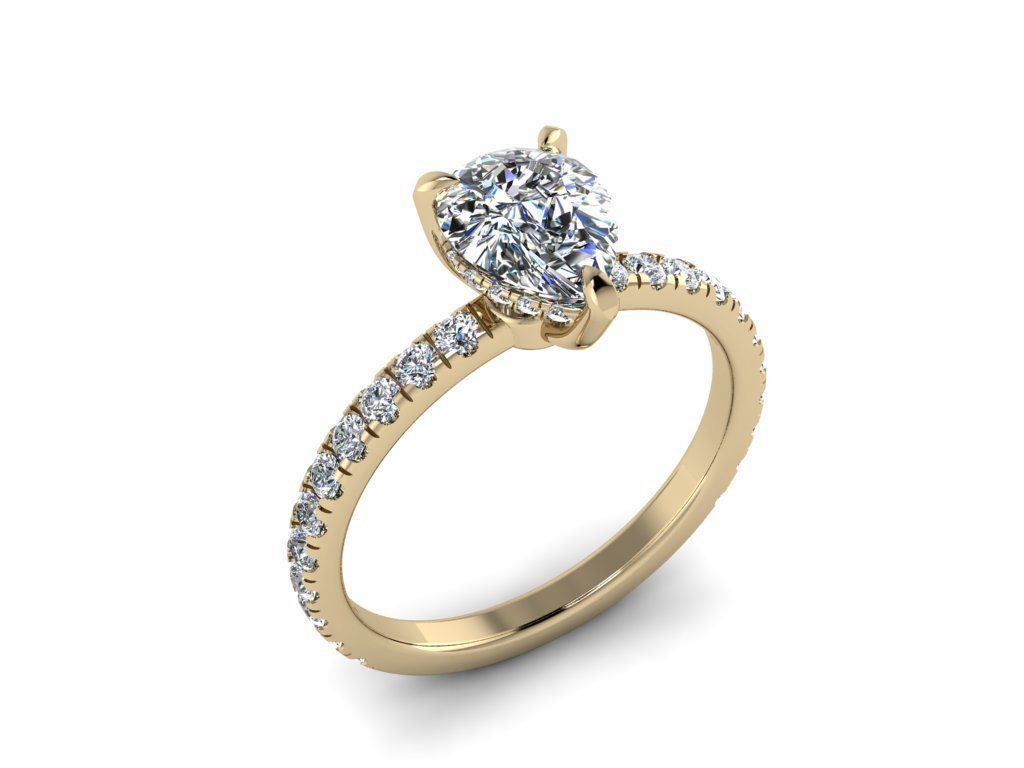 Engagment Jewelry Ring 208 3D print model_24