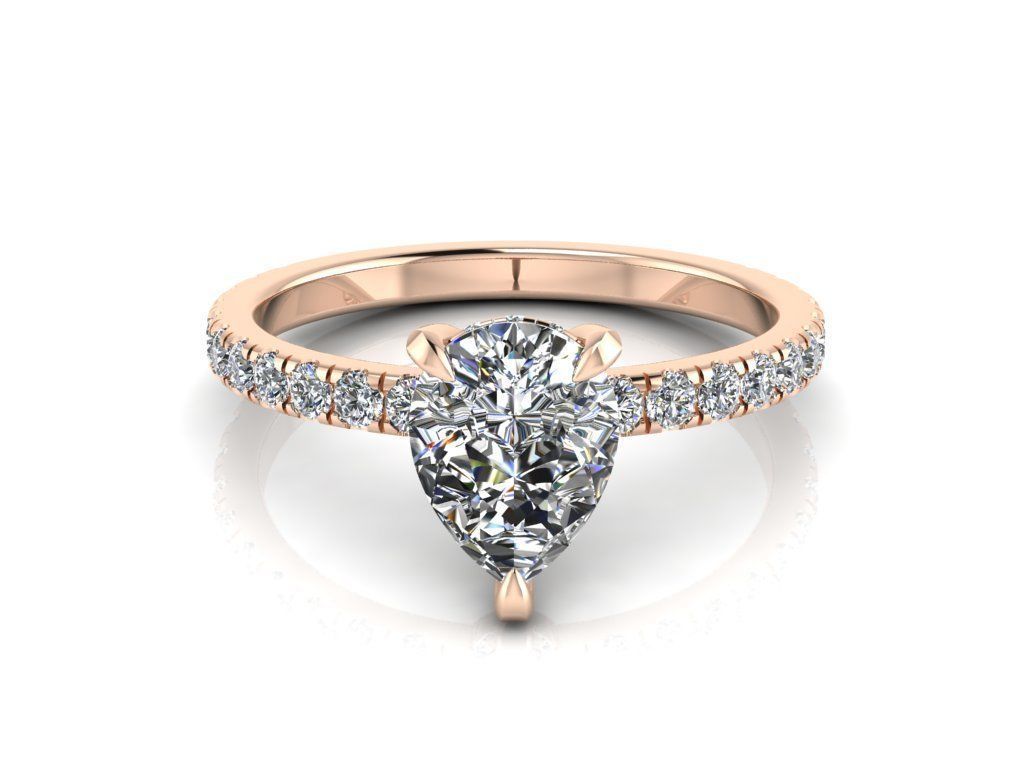 Engagment Jewelry Ring 208 3D print model_7