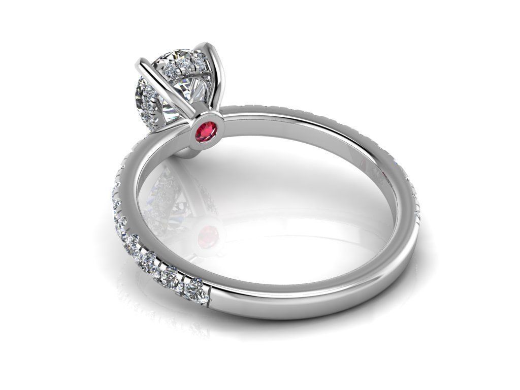 Engagment Jewelry Ring 208 3D print model_15