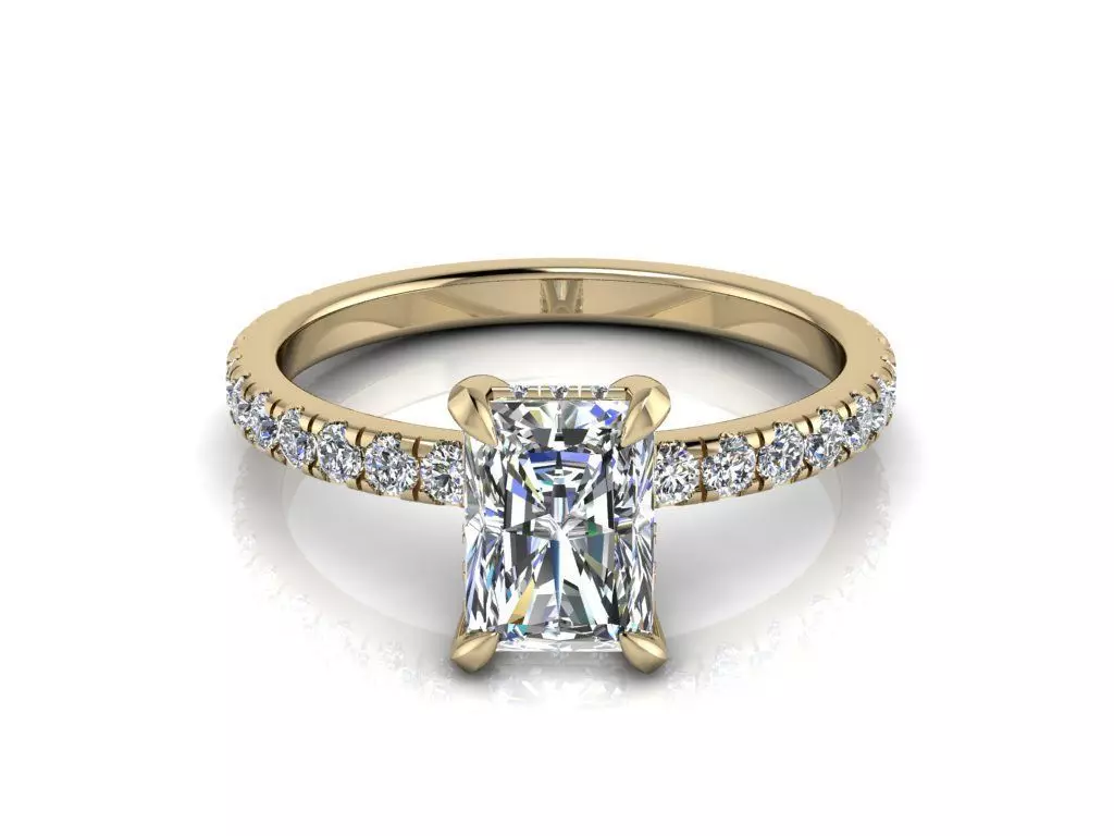 Engagment Jewelry Ring 209 3D print model