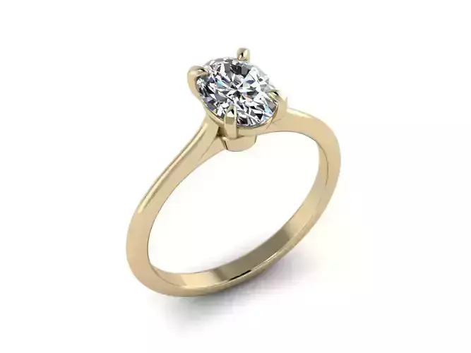 Engagment Jewelry Ring 212 3D print model