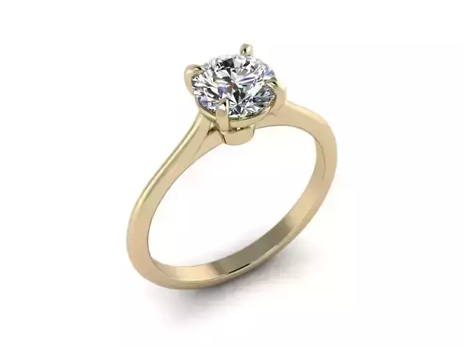 Engagment Jewelry Ring 215 3D print model