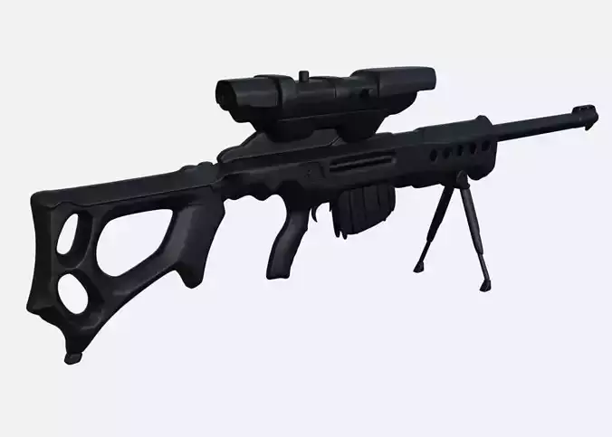 A realistic sniper rifle