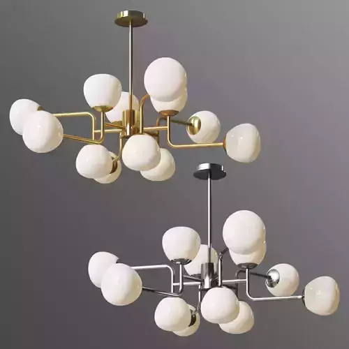 Chandelier Erich MOD221 PL 12 G Gold Chrome