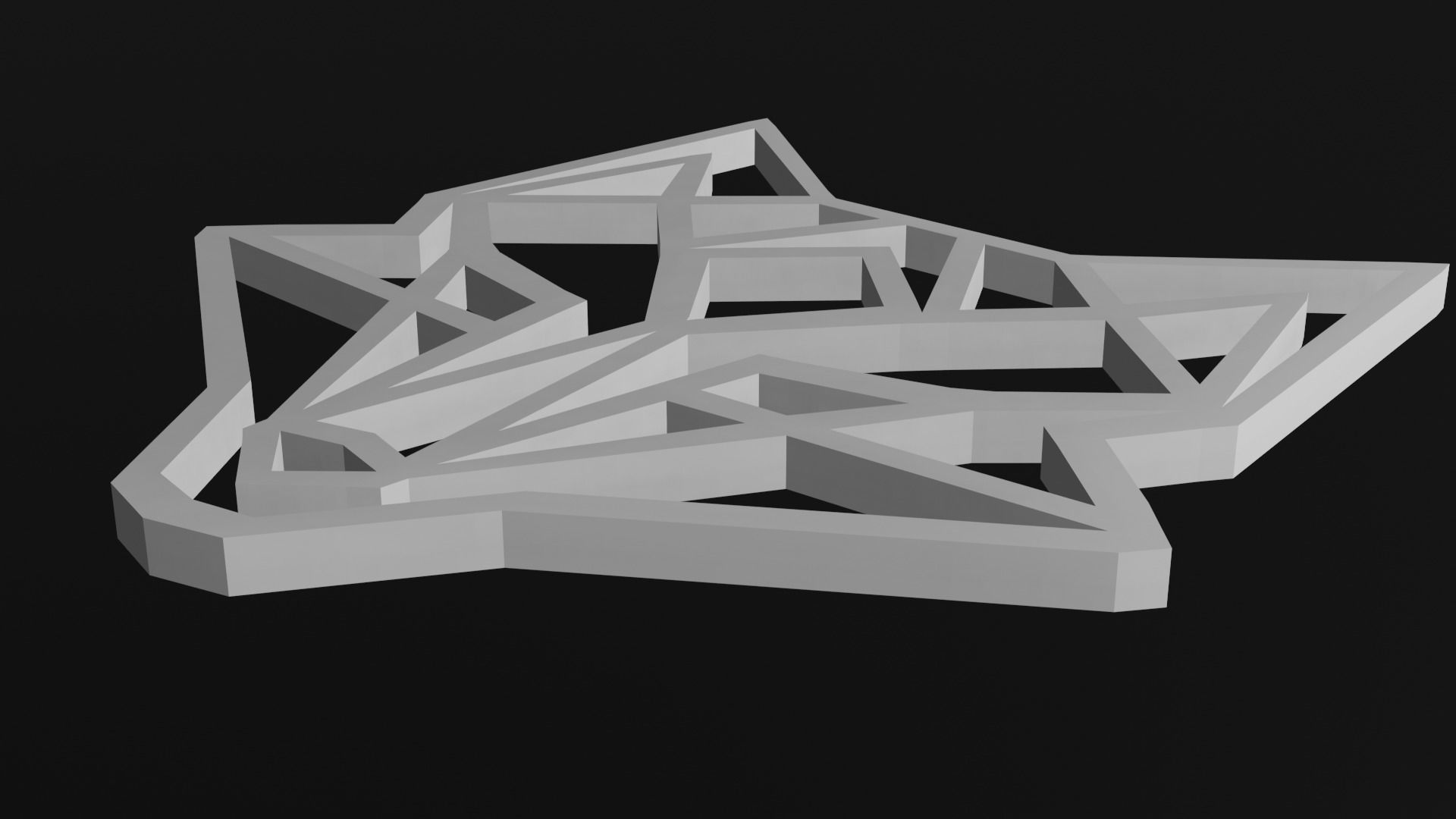 Fox pendant 3D print model_1