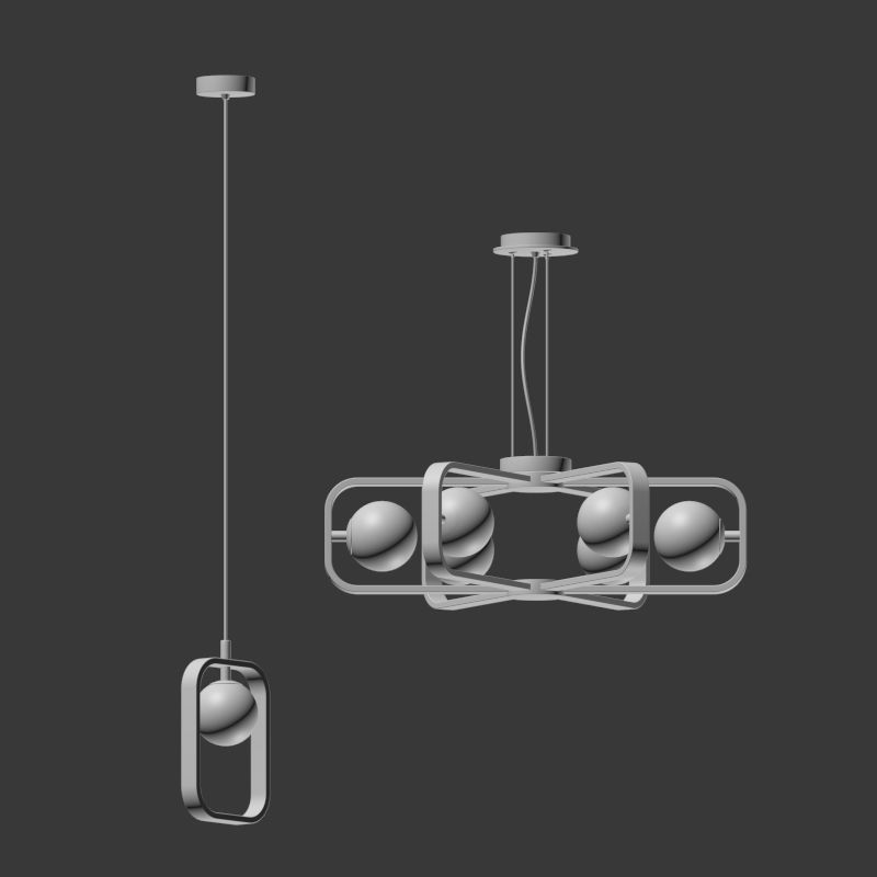 Maytoni Avola Celing Light Set 3D model_1