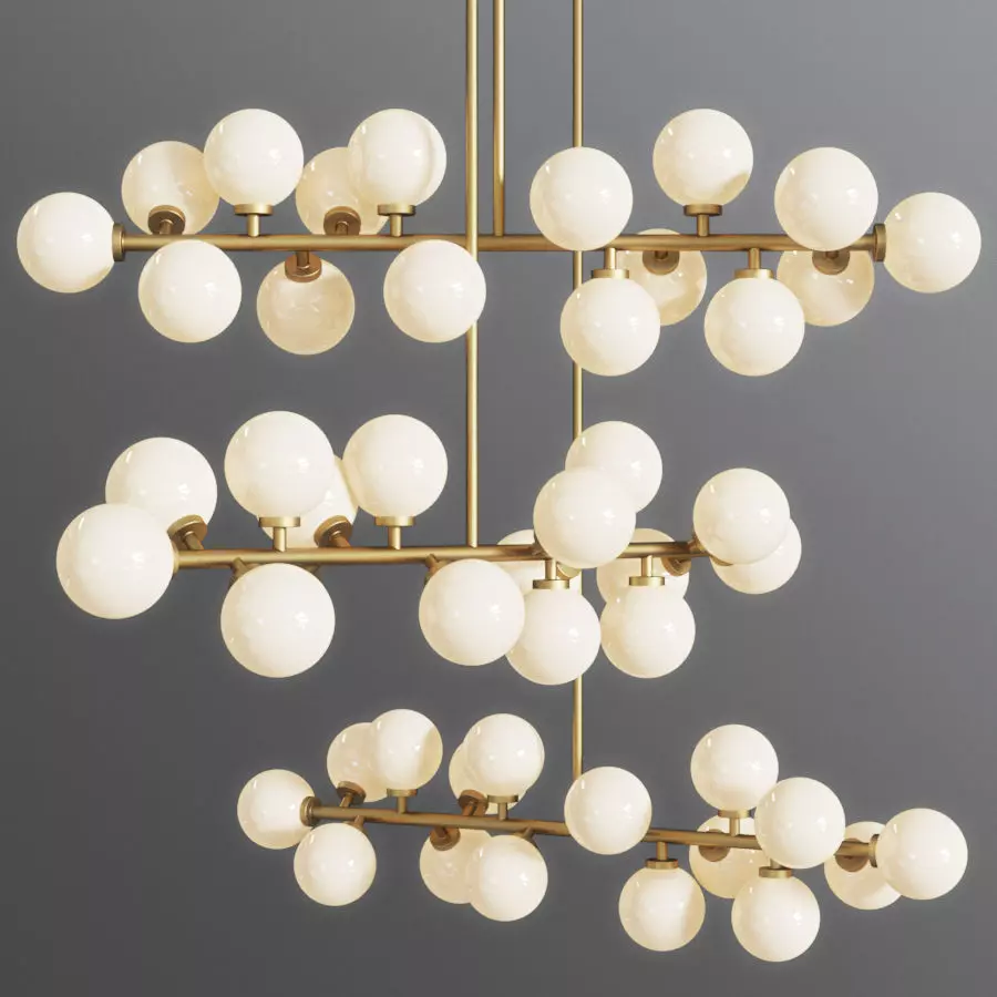 Suspension light The Mimosa Pendant 16 Plafonds by Atelier Areti 3D model_0