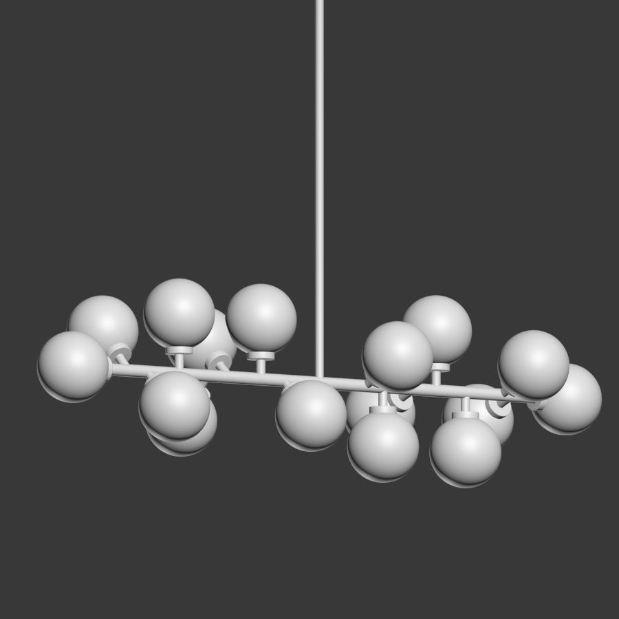 Suspension light The Mimosa Pendant 16 Plafonds by Atelier Areti 3D model_3