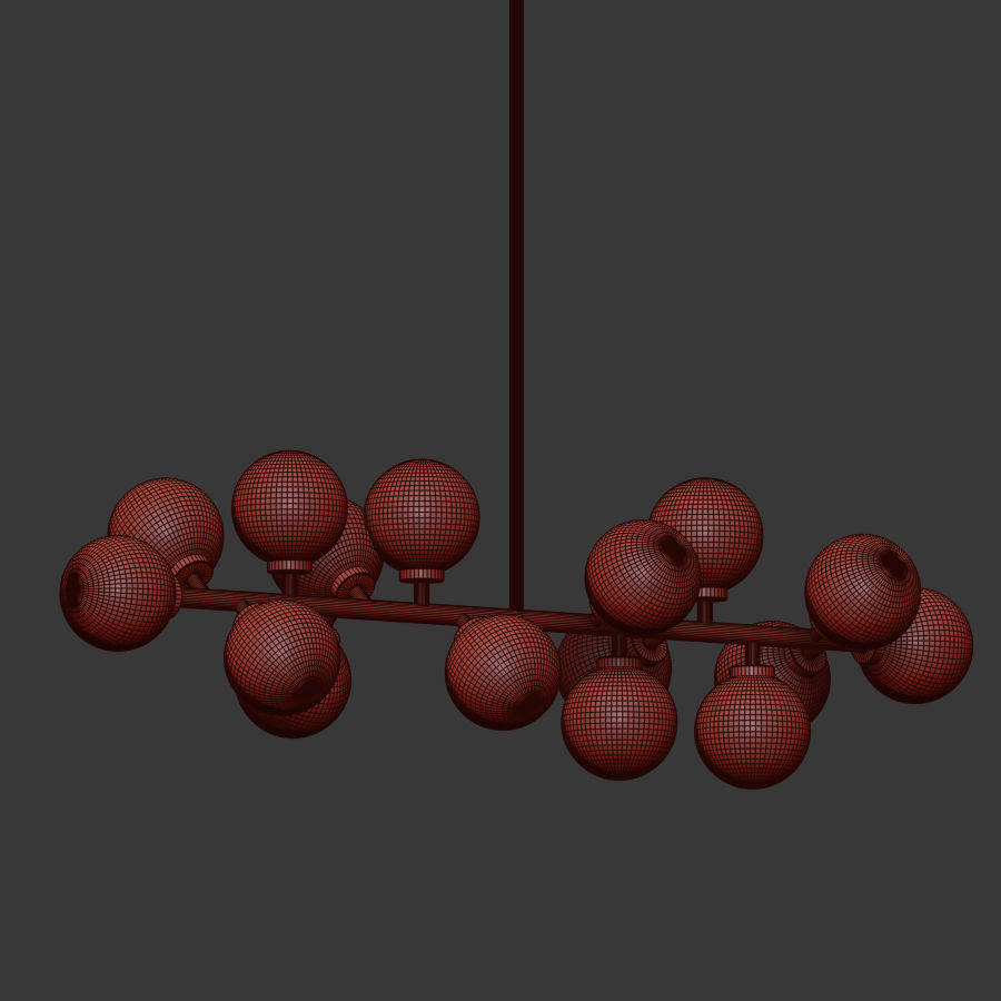 Suspension light The Mimosa Pendant 16 Plafonds by Atelier Areti 3D model_4