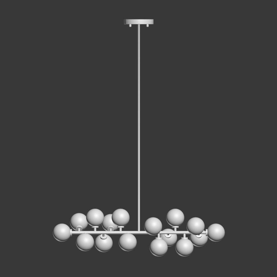 Suspension light The Mimosa Pendant 16 Plafonds by Atelier Areti 3D model_2