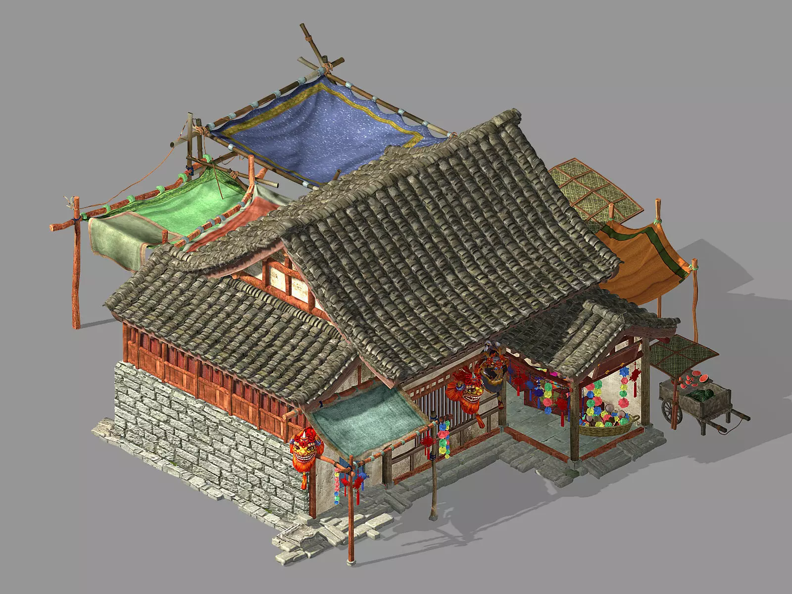 Song dynasty-Dongshi-Toy Store 3D model_0