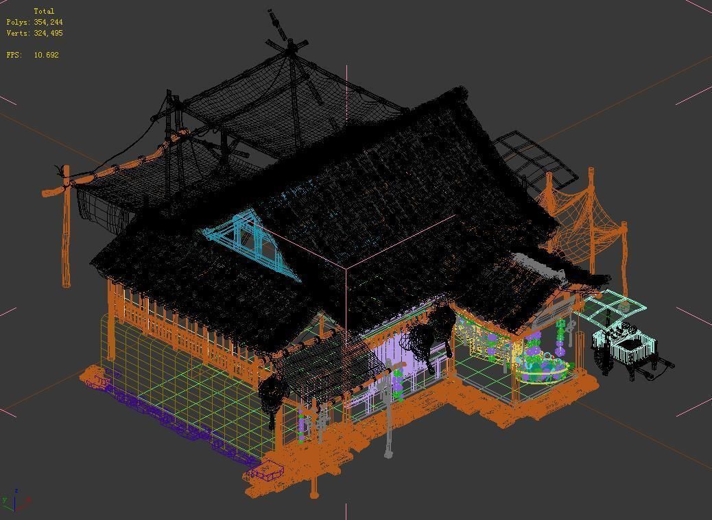 Song dynasty-Dongshi-Toy Store 3D model_3