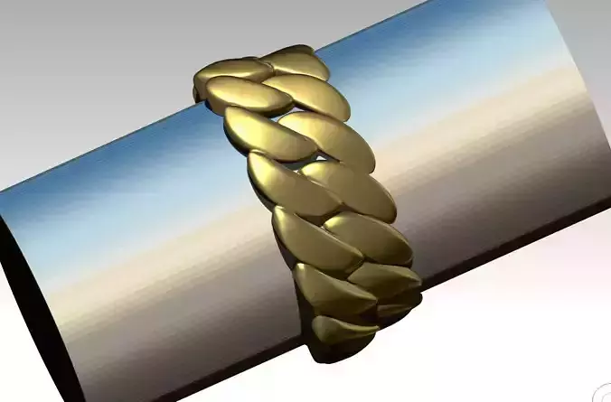 Cuba Cuban Chain Link Ring - ALL SIZE