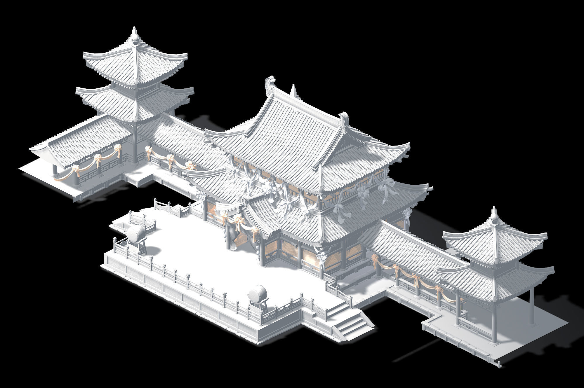 Song dynasty-Dongshi-Xilou 3D model_2