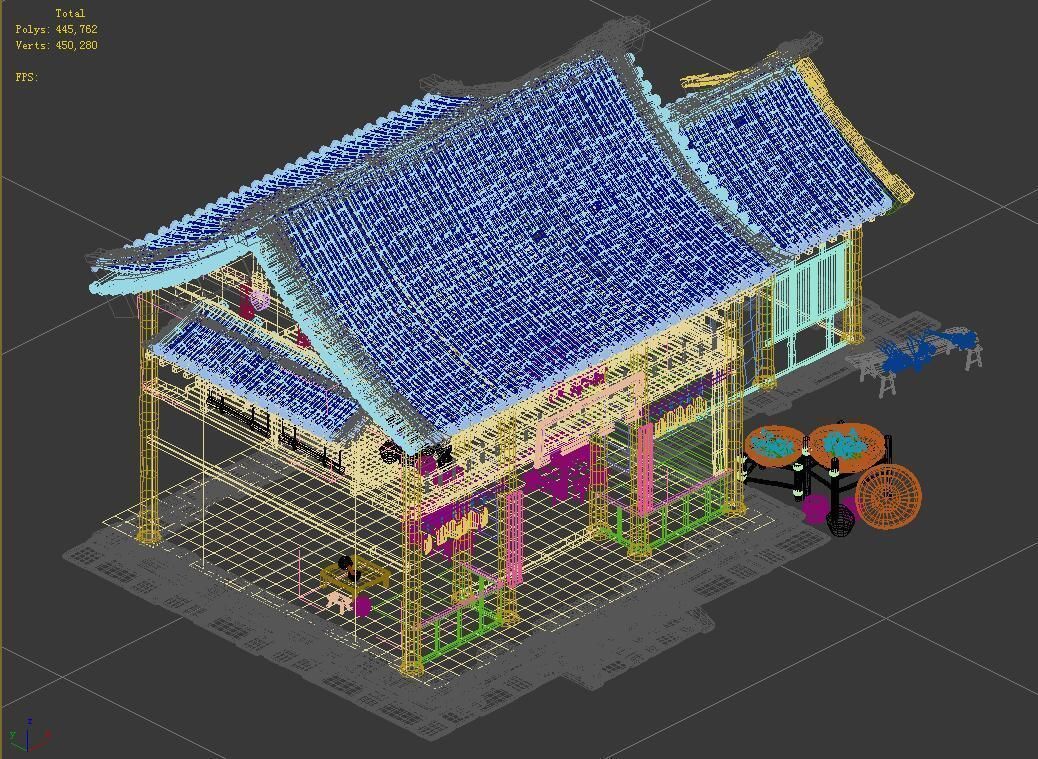 Song dynasty-Dongshi-Drugstore 3D model_4