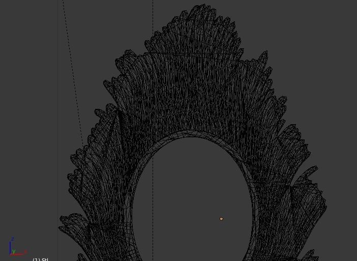 Classic decor ornament v-3D model21 3D print model_5