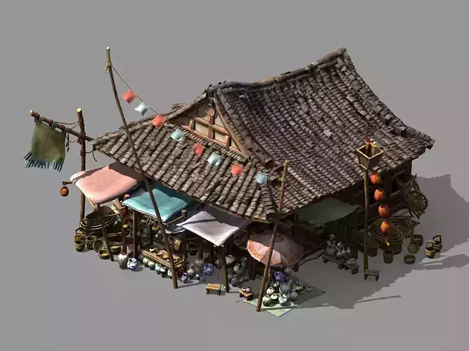 Song dynasty-East City-Grocery Store