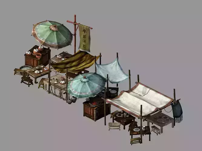 Song dynasty-East City-Miscellaneous Stall 01