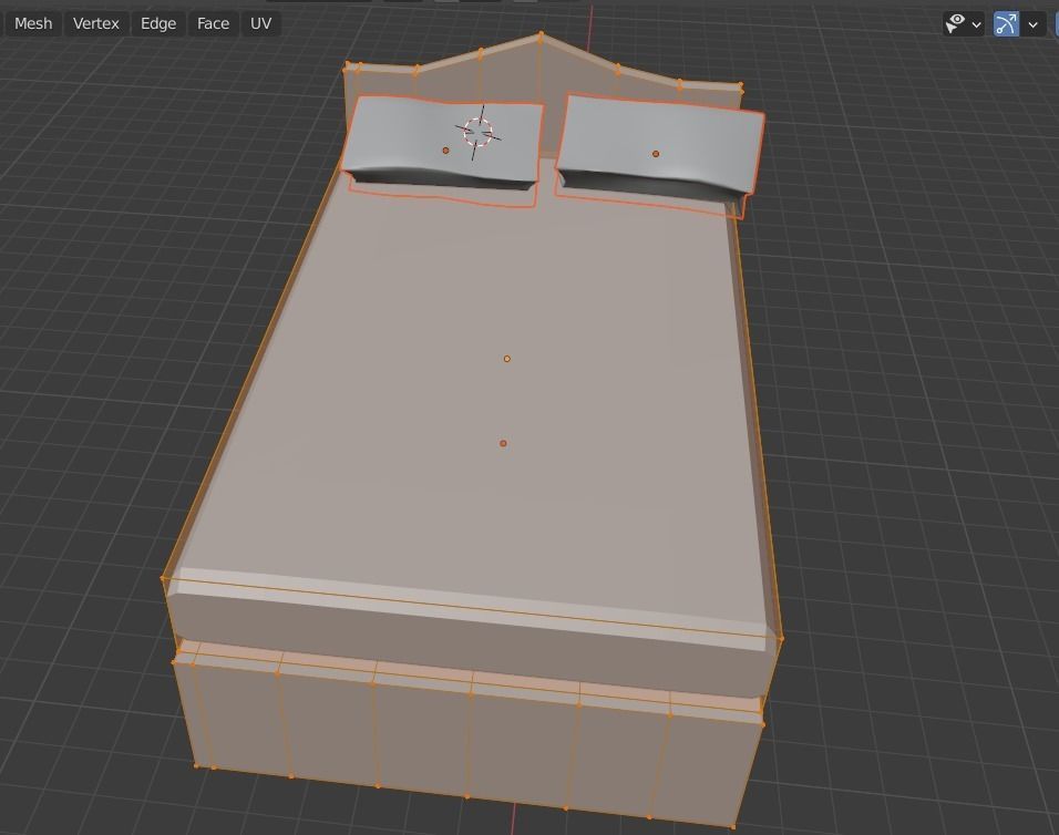 RENDERED BED HIGH QUALITY WITH MATERIALS Free 3D model_3