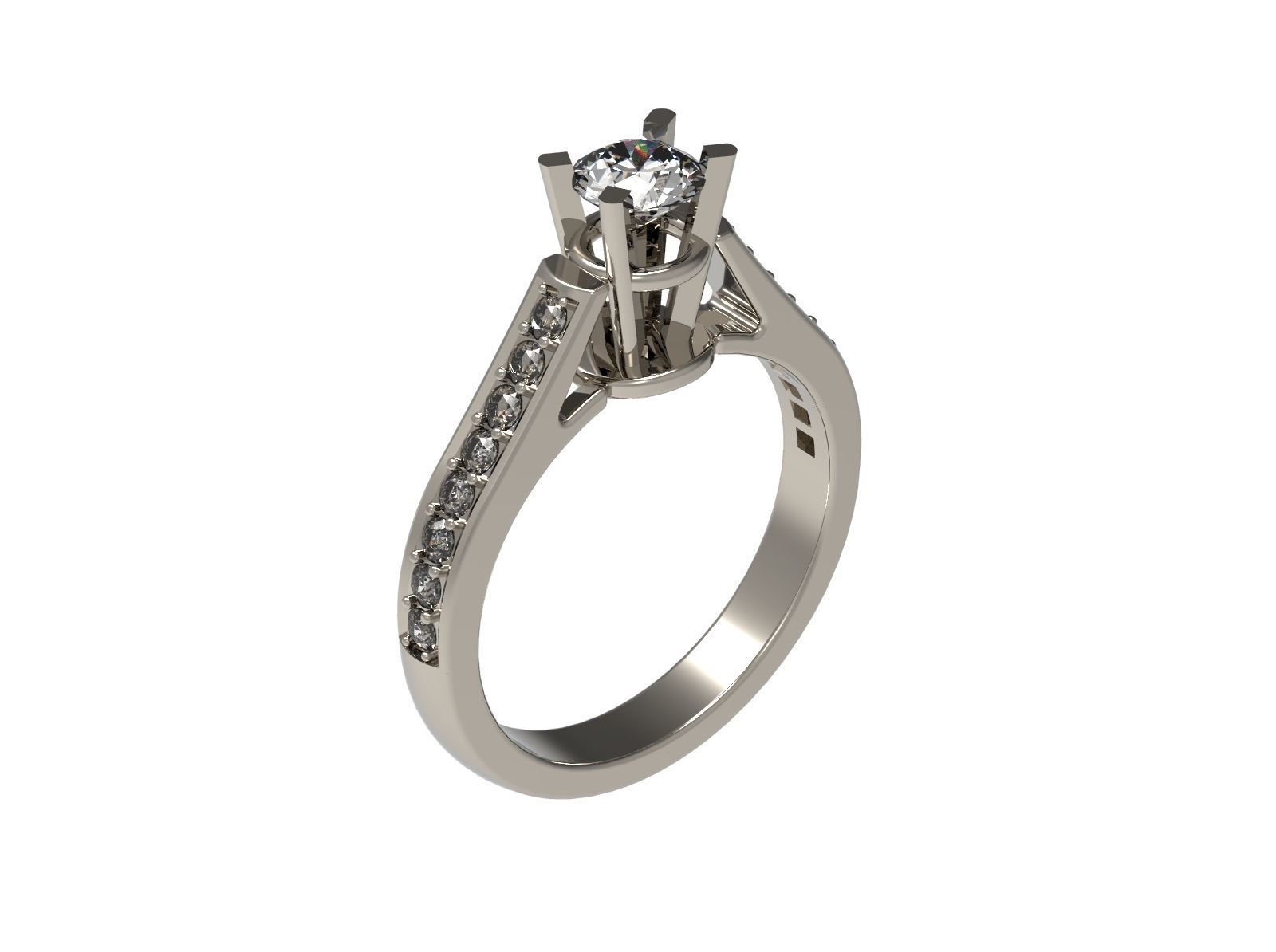 Soliter ring 3D print model 3D print model_1