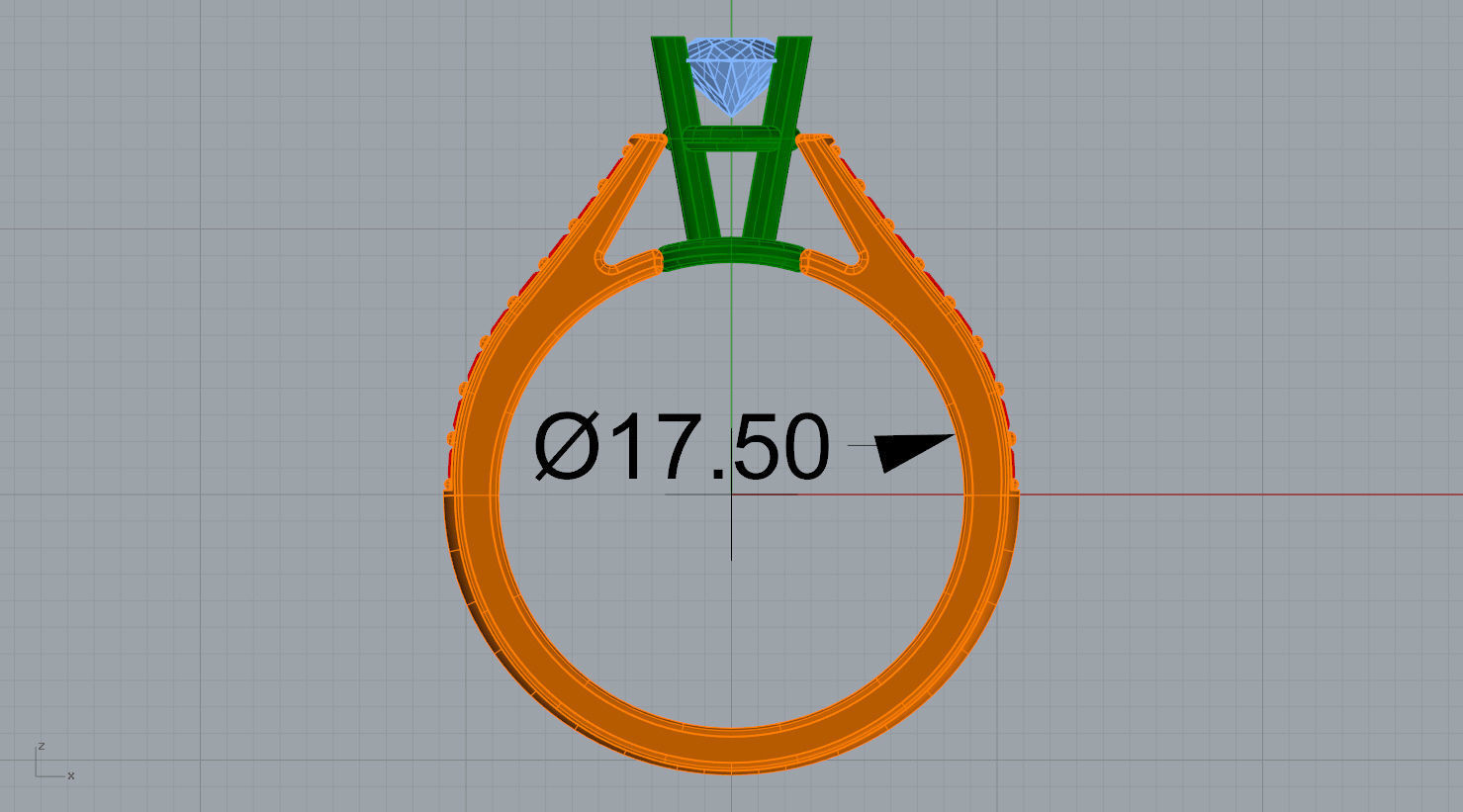 Soliter ring 3D print model 3D print model_3