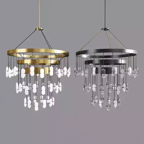 Halcyon Large Three Tier Chandelier