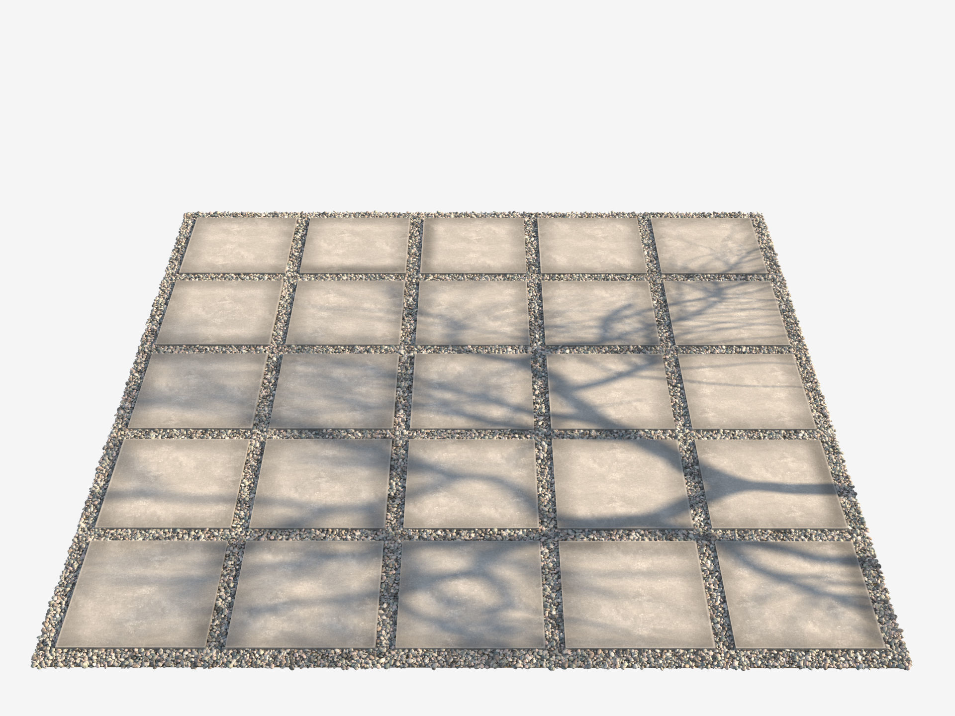 Garden Elements set 3D model_18