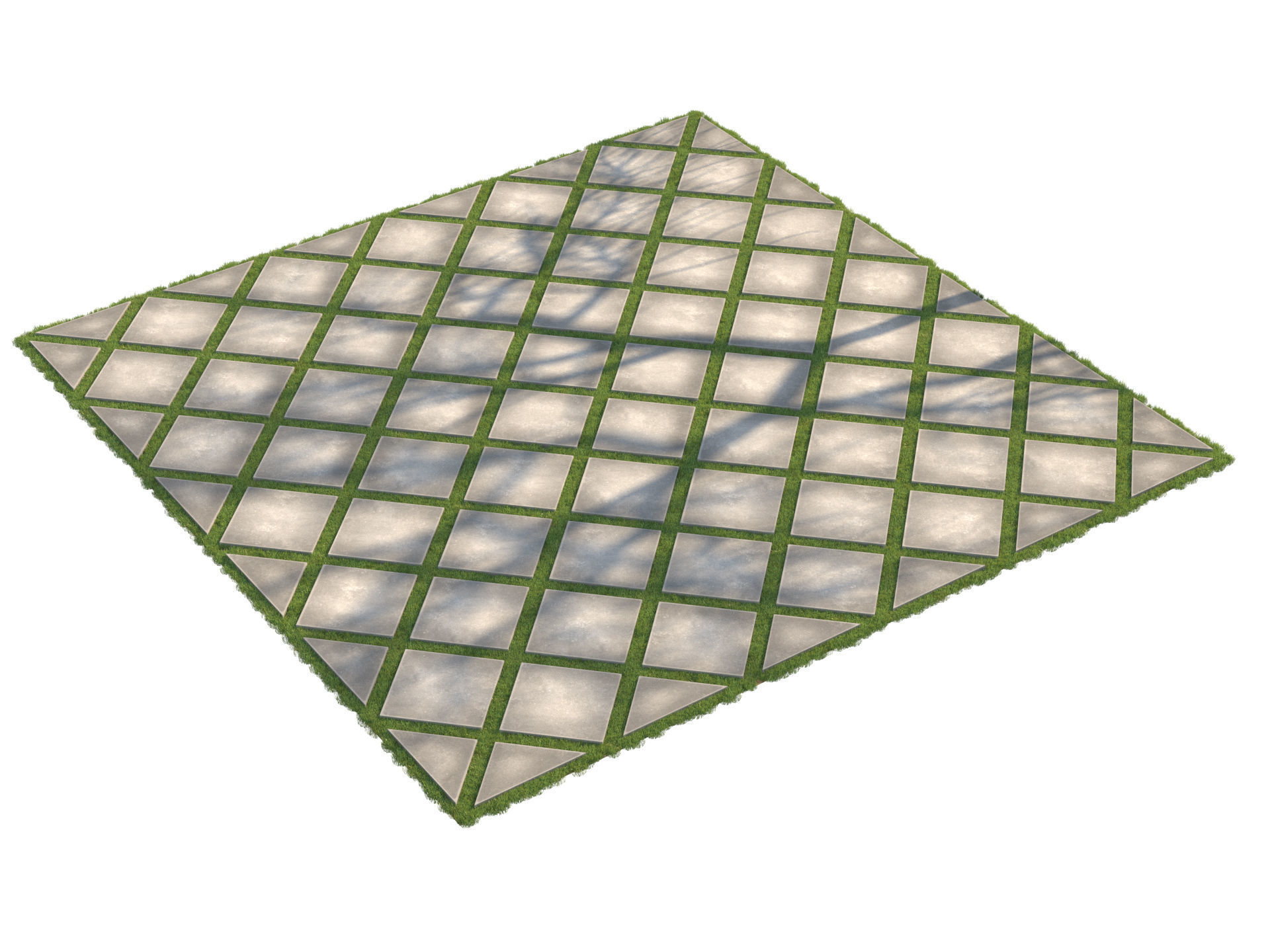 Garden Elements set 3D model_11