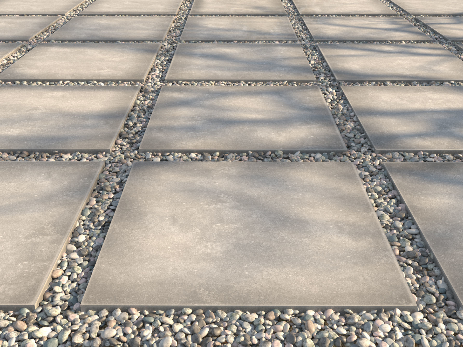 Garden Elements set 3D model_5