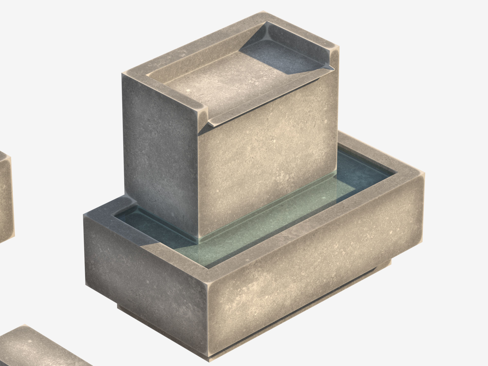 Garden Elements set 3D model_8