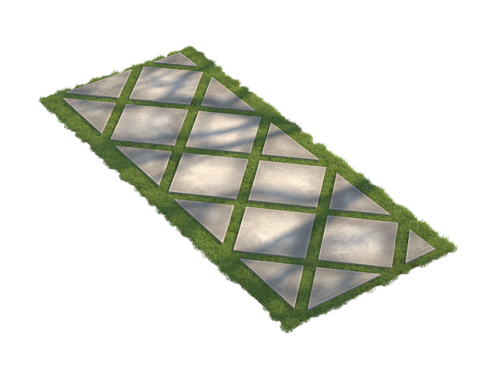 Garden Elements set 3D model_21