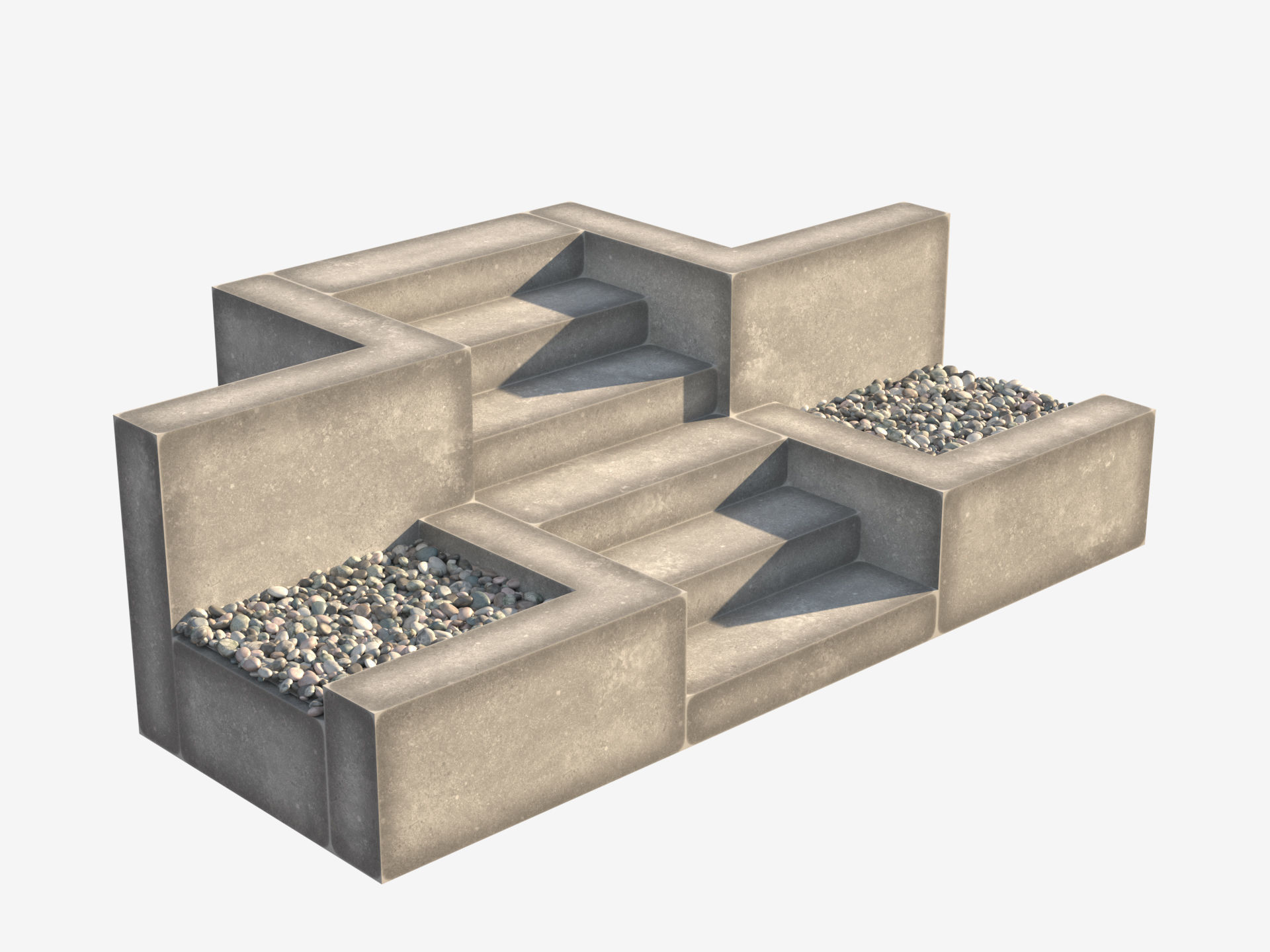 Garden Elements set 3D model_29