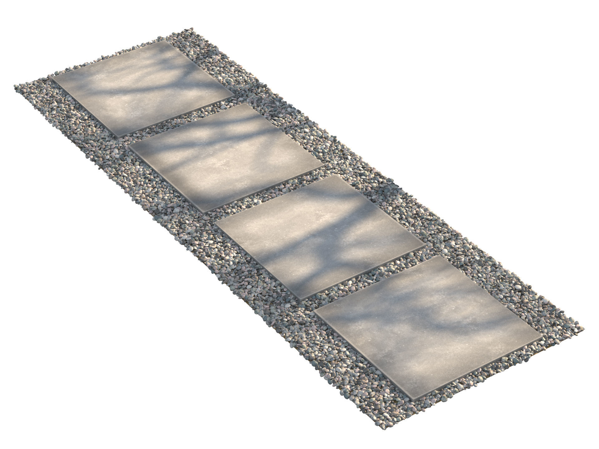 Garden Elements set 3D model_22