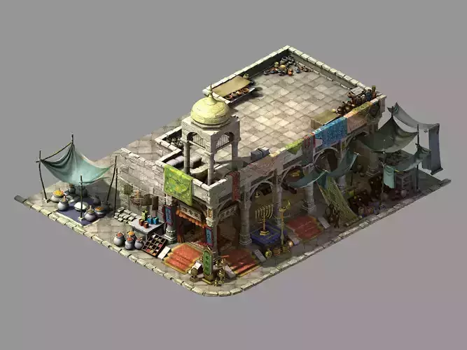 Song dynasty-Muslim-Tibetan Incense Hall 01