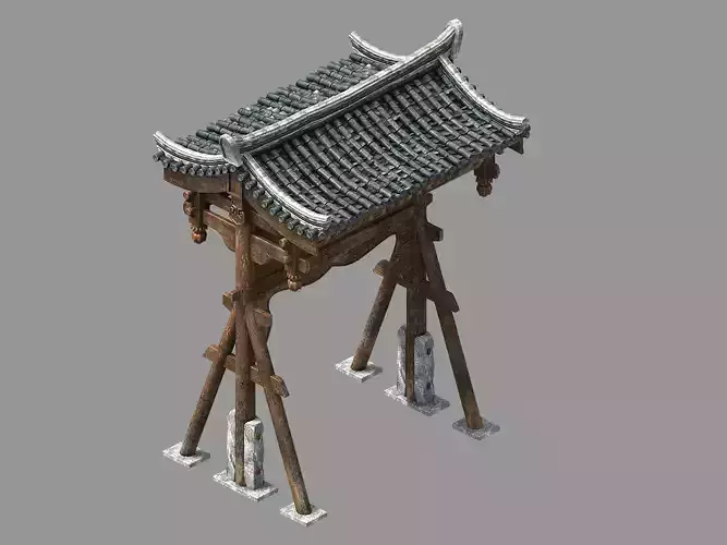 Song dynasty-Borriage 01 3D model