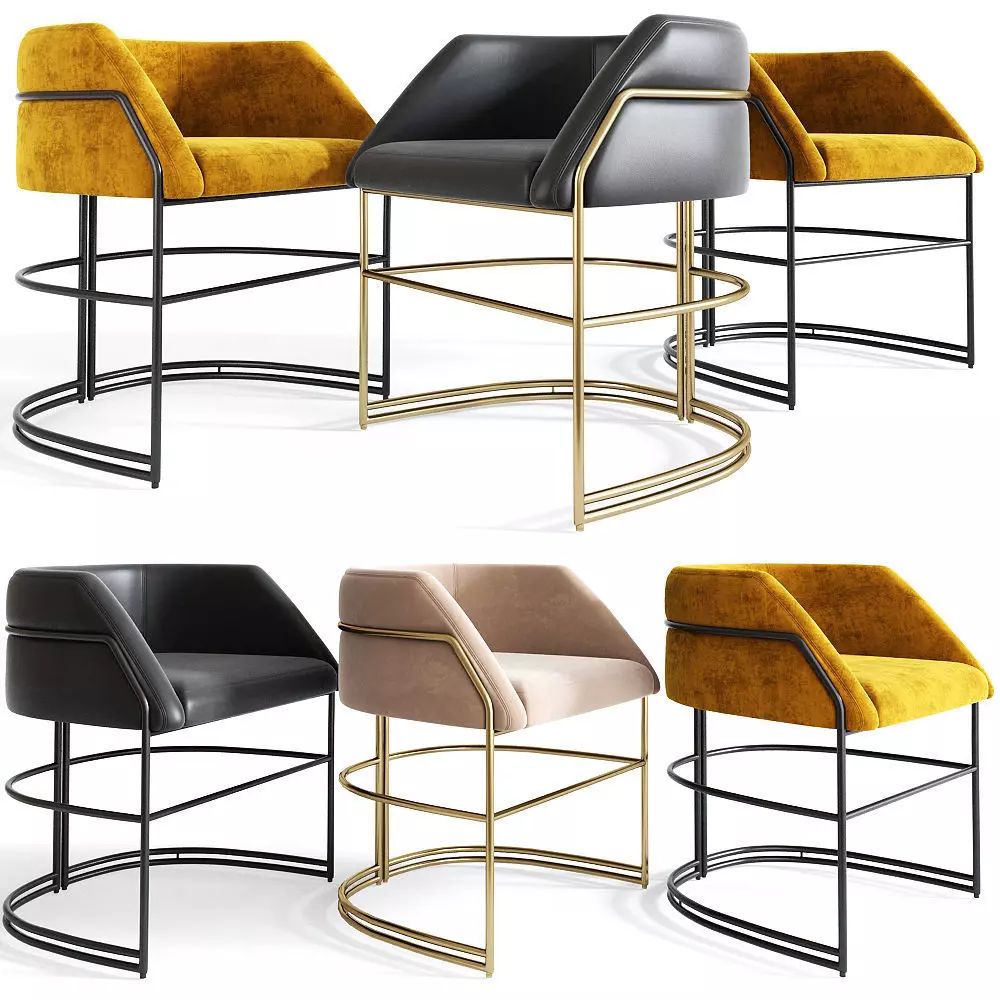 Deja vu Dining Chair Giopagani 3D model