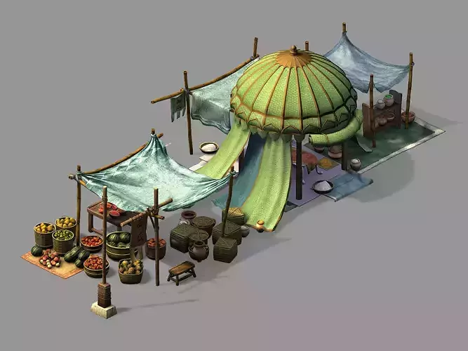 Song dynasty-fruit stand