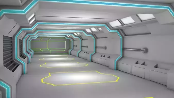sci fi corridor 