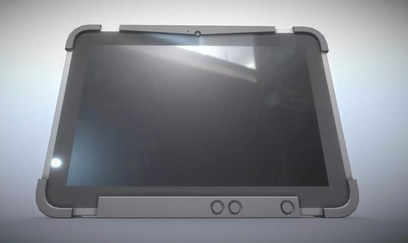 Robust Tablet PC Low-Poly Version Low-poly 3D model_0