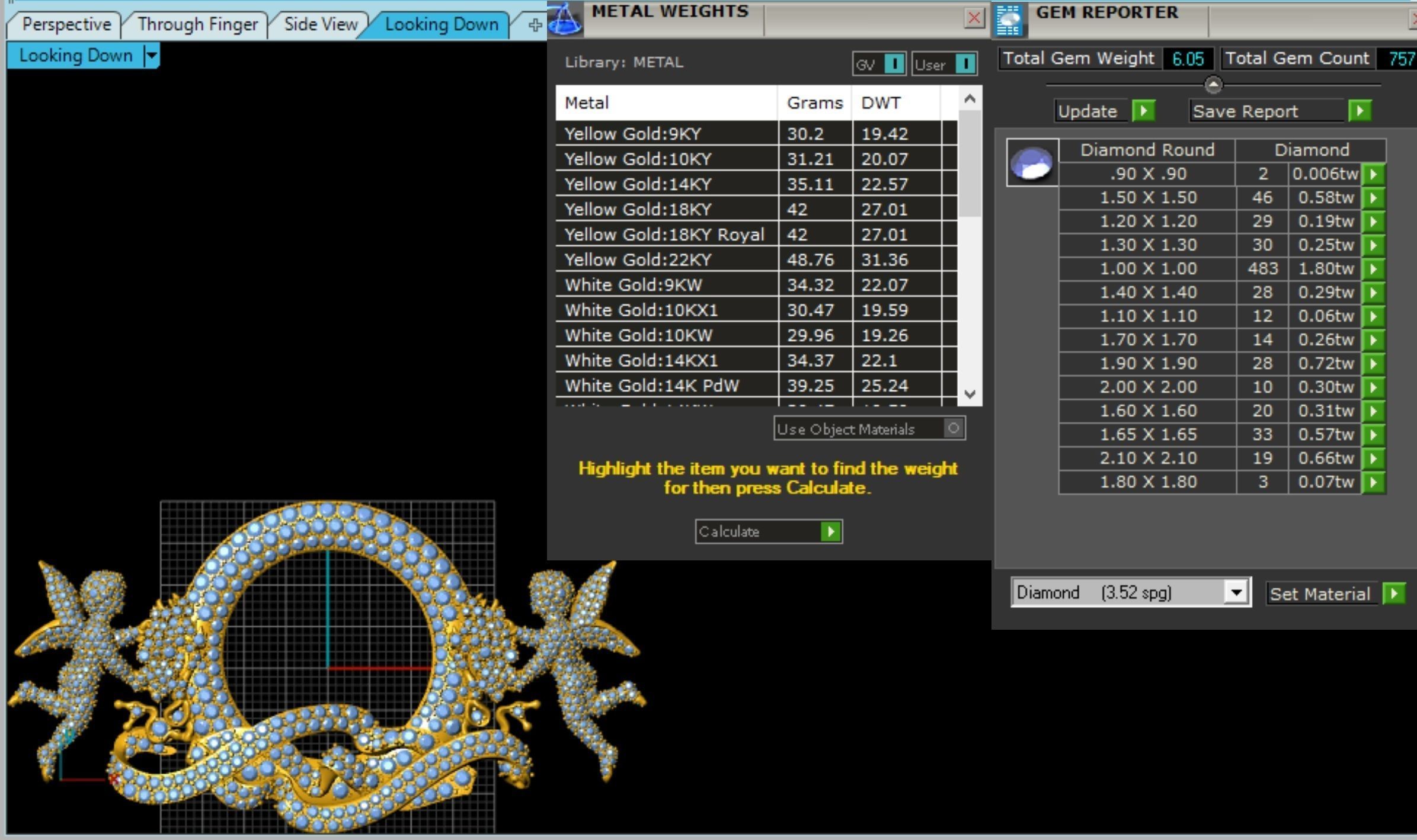 Pendant with Angels 3D print model_14