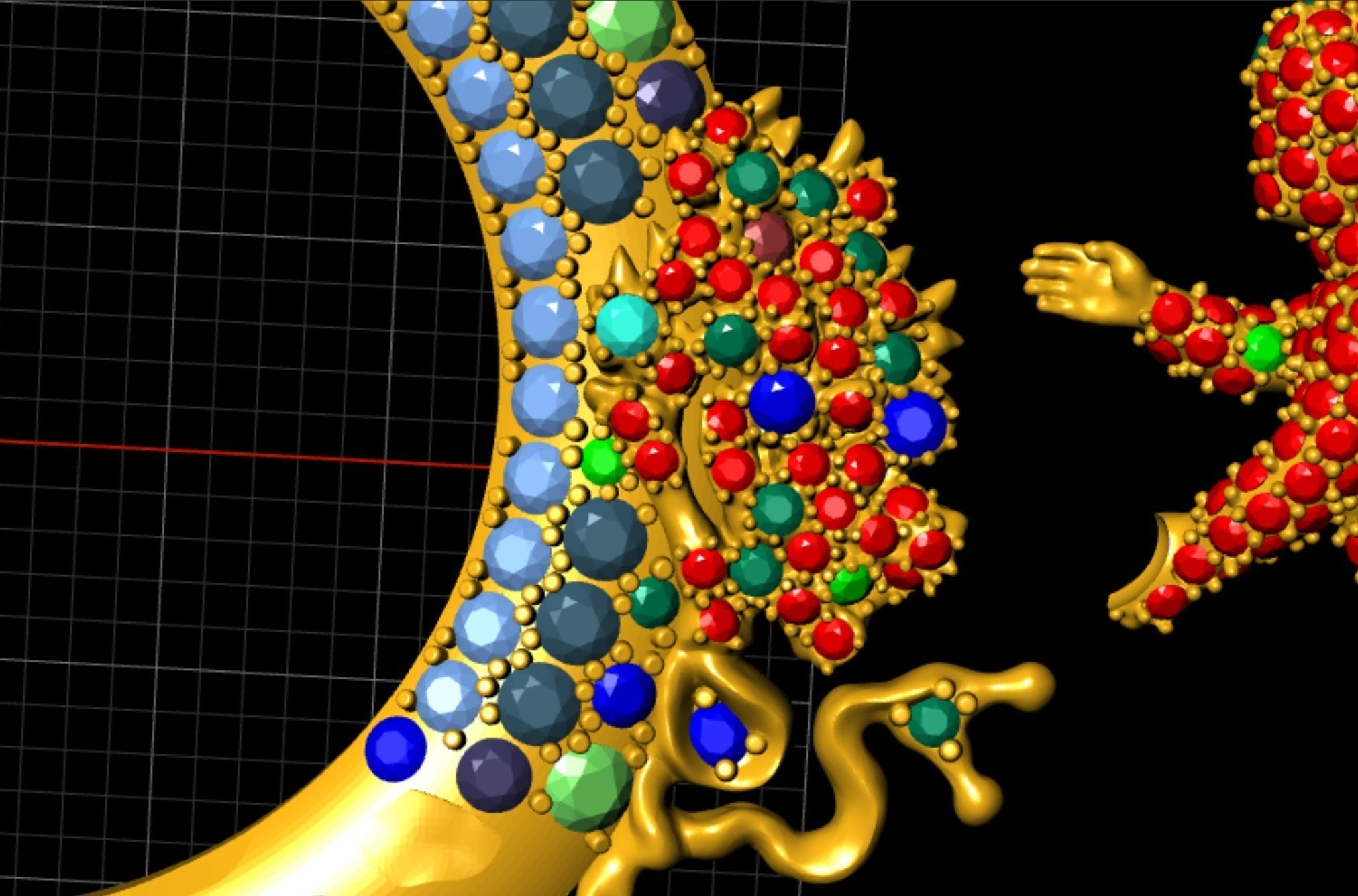 Pendant with Angels 3D print model_19