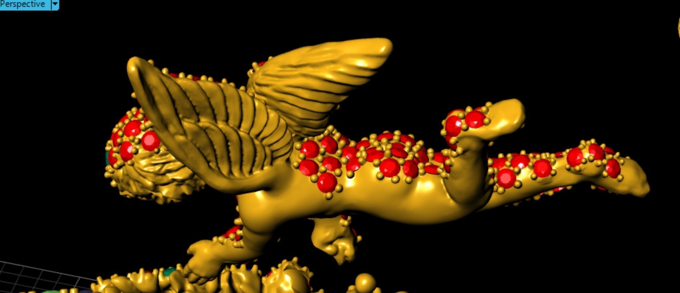 Pendant with Angels 3D print model_15