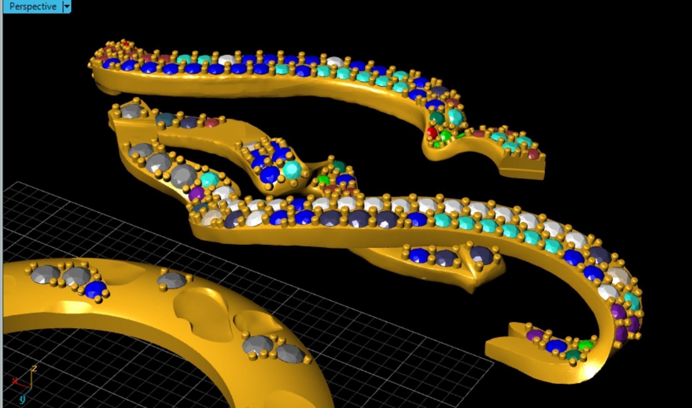 Pendant with Angels 3D print model_10