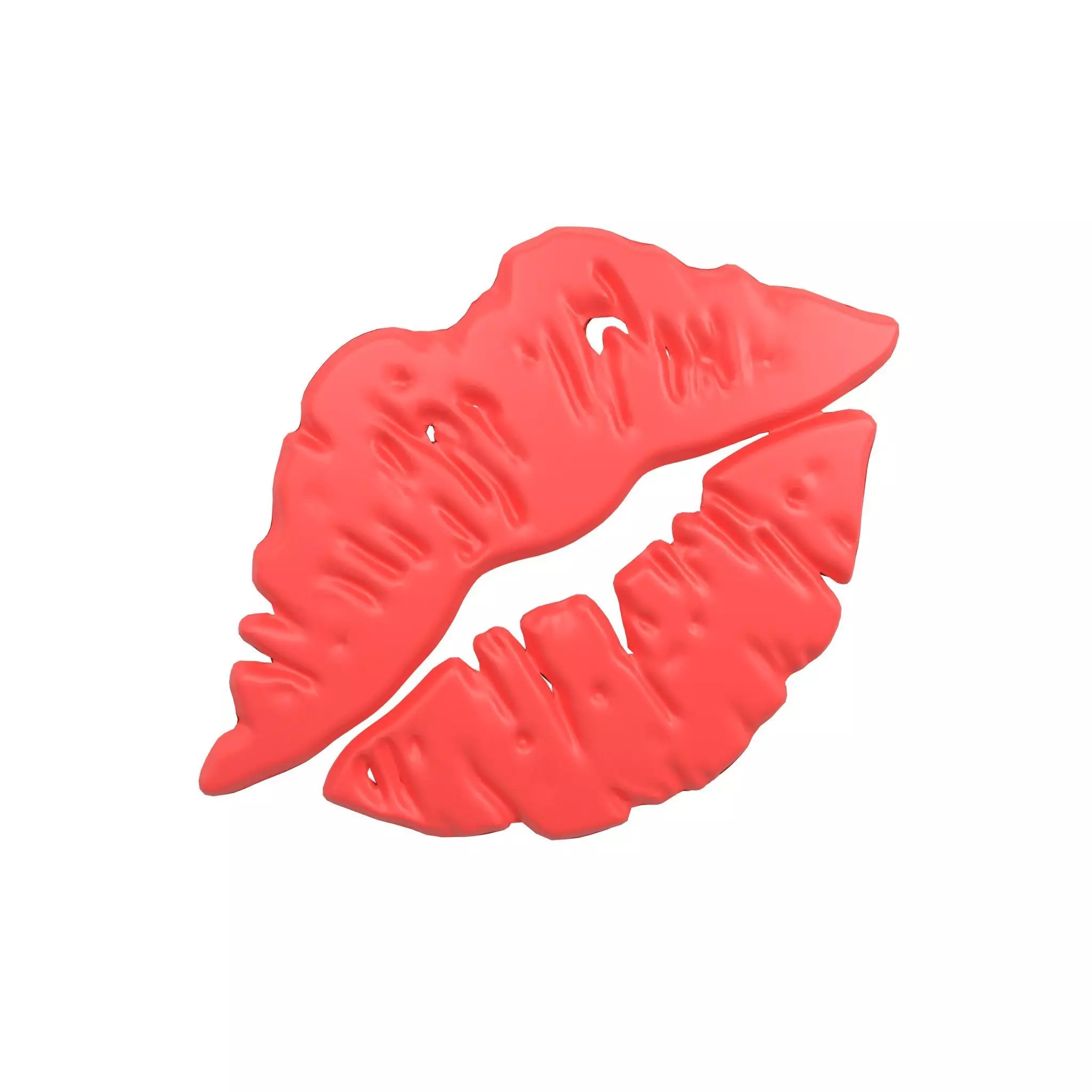 Kiss Mark v1 001 Low-poly 3D model_0