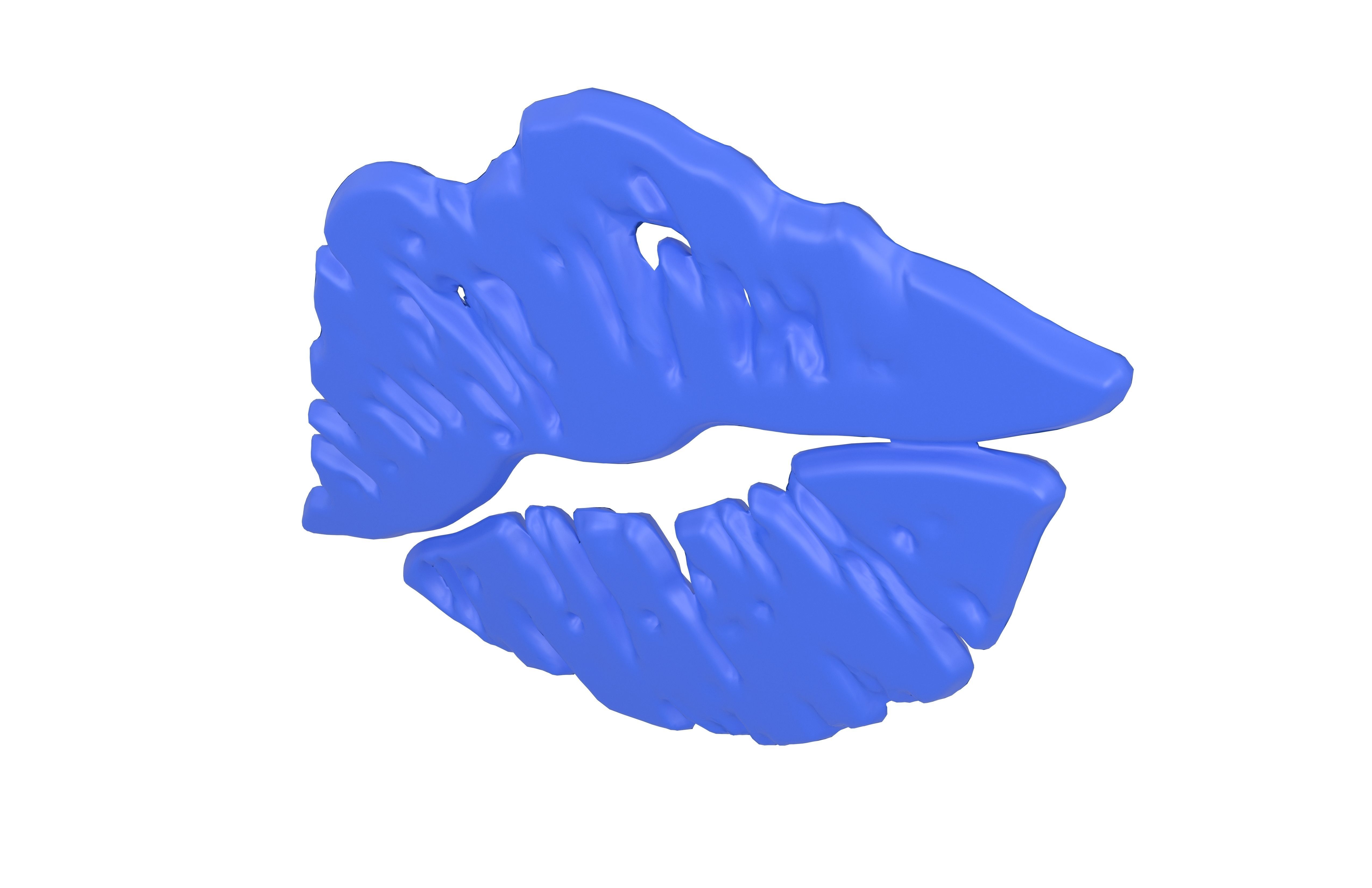 Kiss Mark v1 003 Low-poly 3D model_2