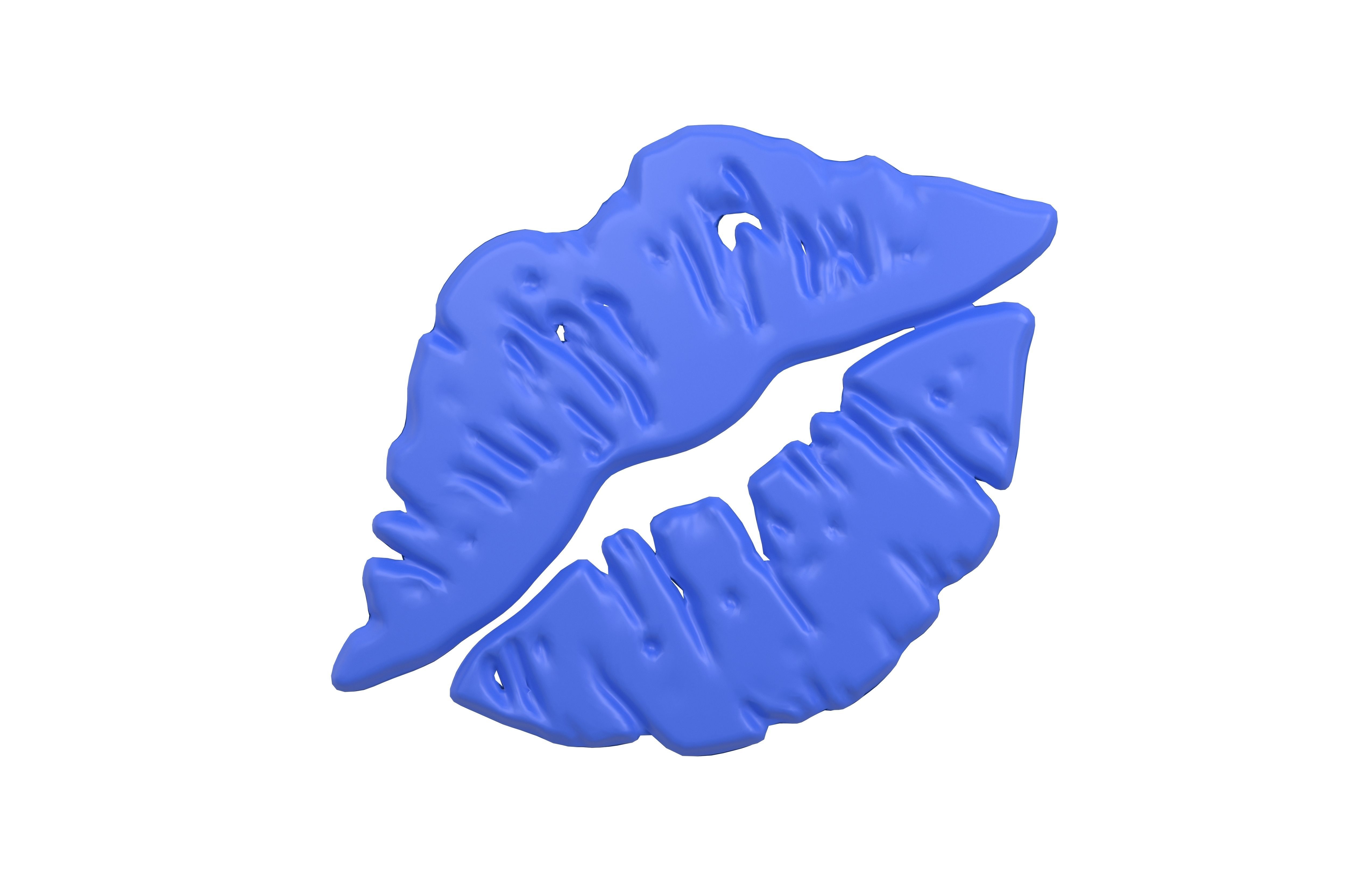 Kiss Mark v1 003 Low-poly 3D model_1