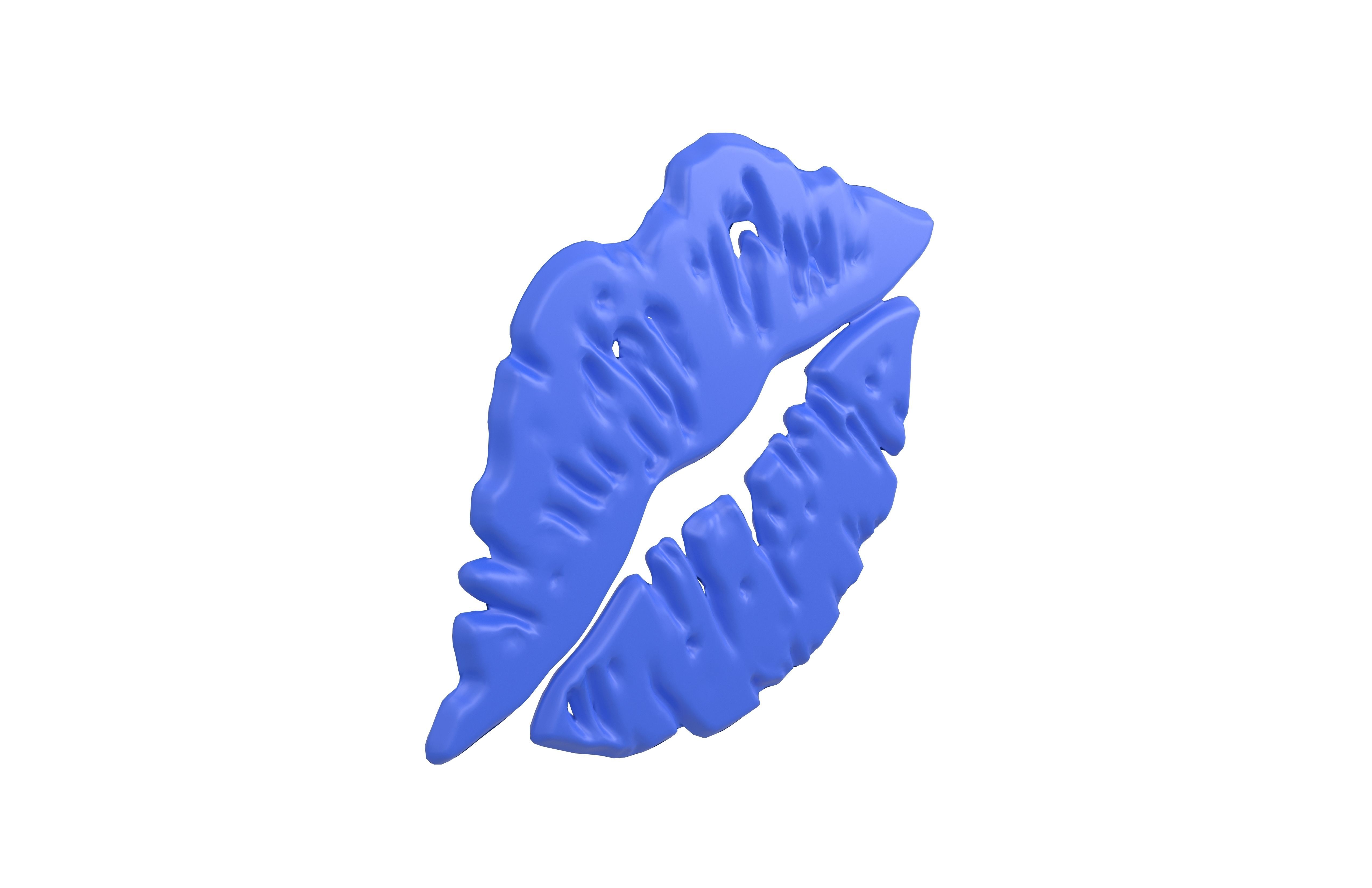 Kiss Mark v1 003 Low-poly 3D model_3