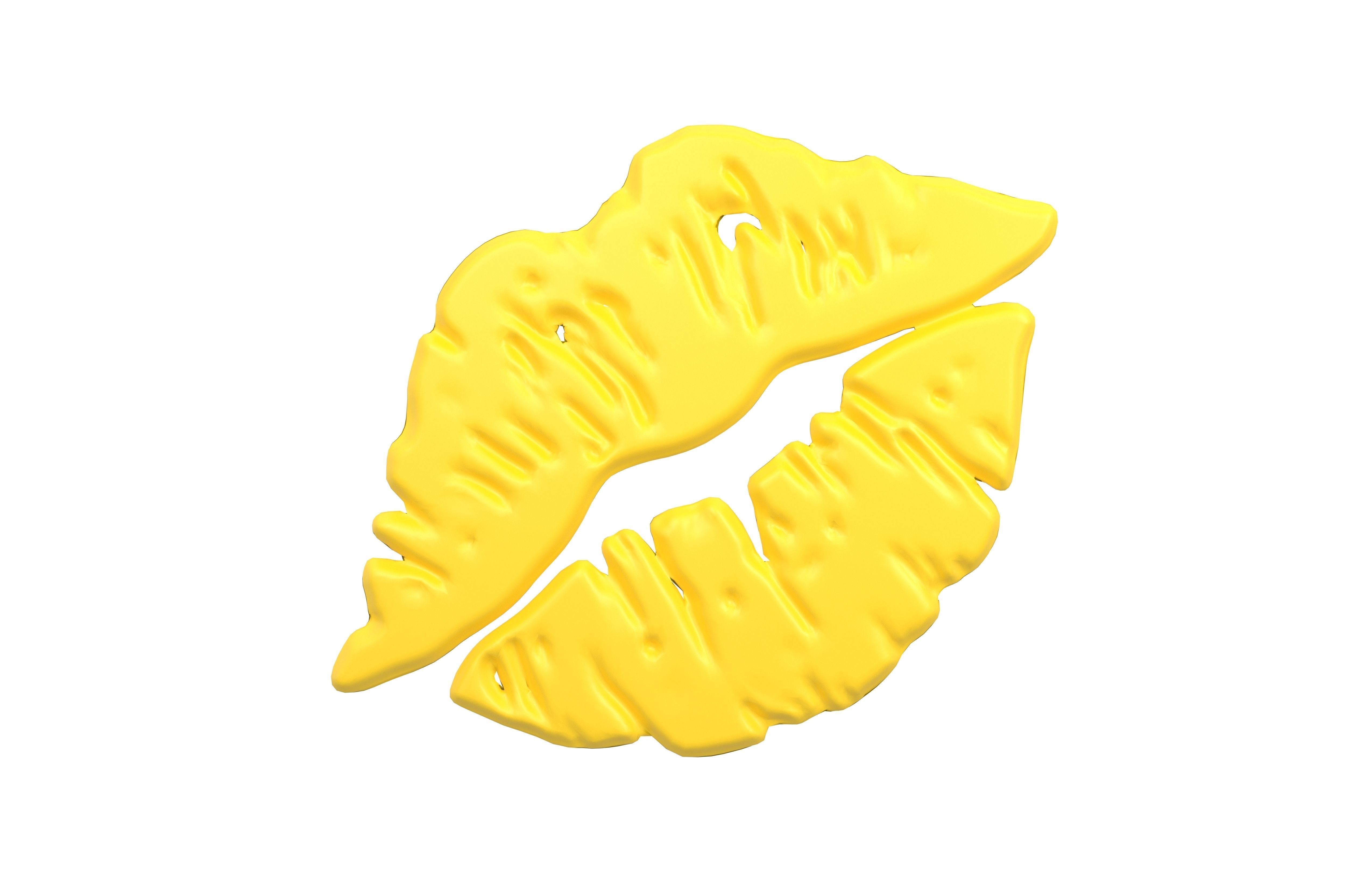 Kiss Mark v1 004 Low-poly 3D model_1