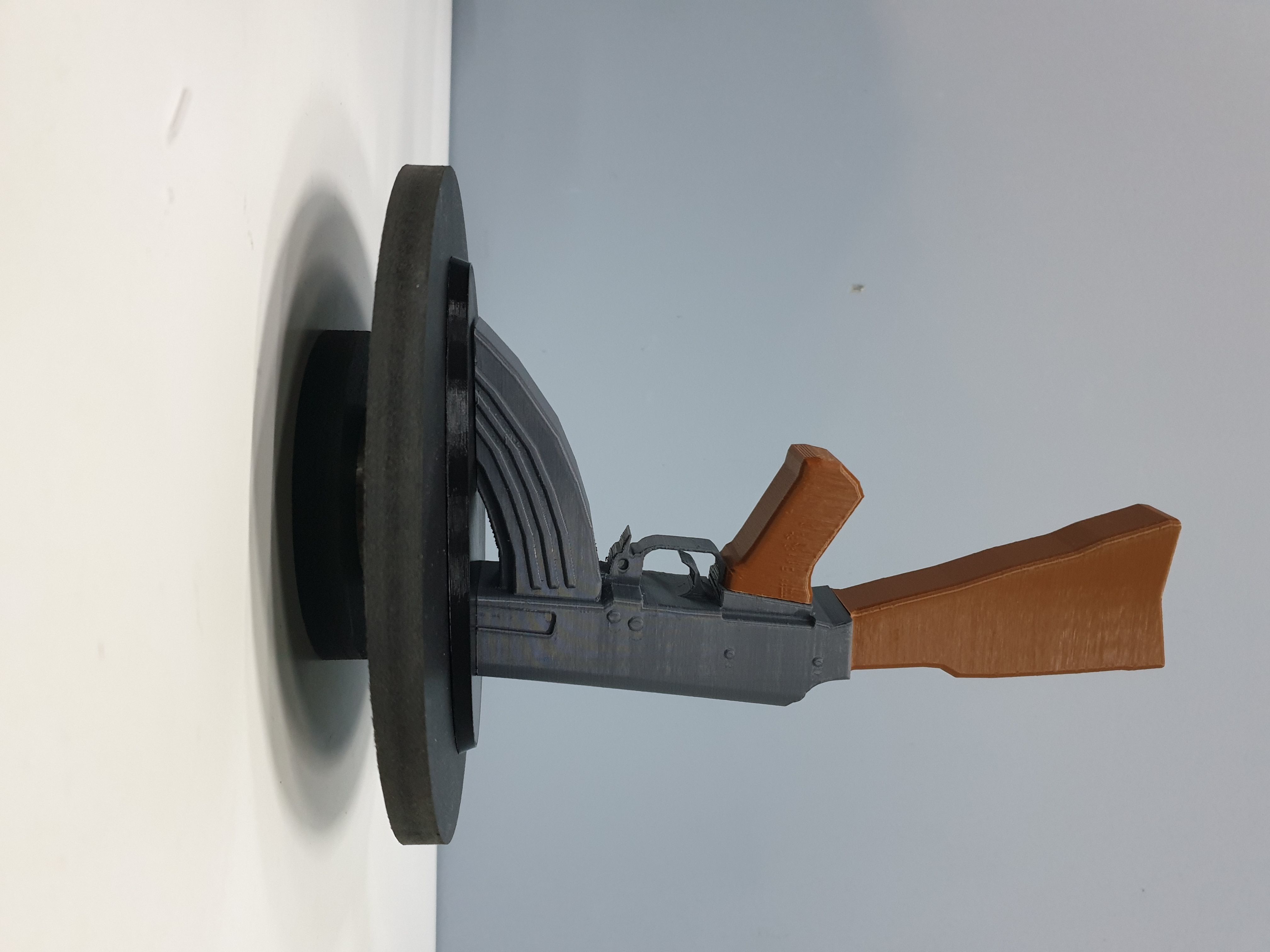 AK47 HEADPHONE HOLDER 3D print model_1